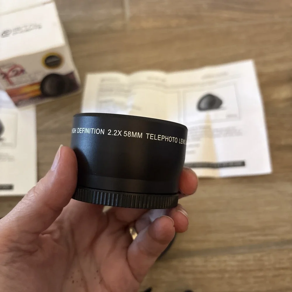 Digital Concepts High Definition 2.2X58mm Telephoto Lens 0.43x 58mmWide Angle